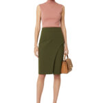 Rock mit Vorderschlitz