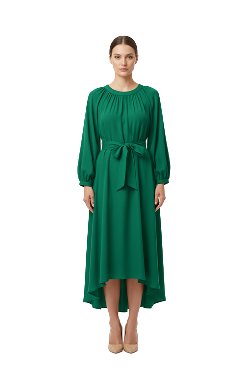 Kleid mit weitem Ärmel