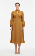 2625 - Kleid mit Falten am Oberteil – Bild 5