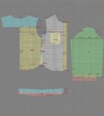 Technische Zeichnung Schnittmuster