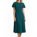 Kleid mit Volantärmeln