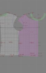 Technische Zeichnung Schnittmuster