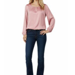 Bluse mit volumonösen Ärmeln