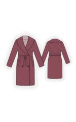 Mantel mit Schalkragen