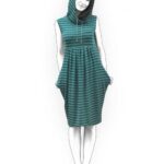 Tunika mit Taschen und Kapuze