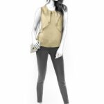 4677 - Bluse mit angesetztem Volant