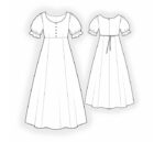 2164 - Kleid mit Puffärmel – Bild 2