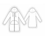 2175 – Толстовка с накладным карманом — изображение 2