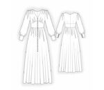 2398 - Платье с декоративными петлями — изображение 2