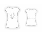 2534 - Bluse mit Falten – Bild 2