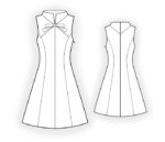 4460 - Kleid mit Stehkragen – Bild 2