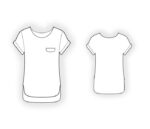 4562 – Прямая блузка — изображение 2