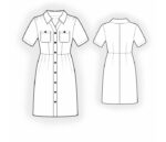 4786 - Kleid mit Knopfleiste – Bild 2