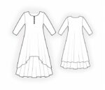 4948 - Zweilagiges Kleid – Bild 2