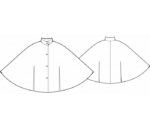 5730 - Poncho mit Stehkragen – Bild 2