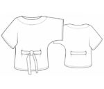 5800 - Blouson mit Gürtel – Bild 2