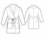 6136 – Мужской шелковый халат — изображение 2